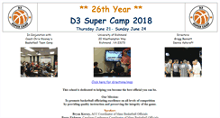 Desktop Screenshot of d3supercamp.com
